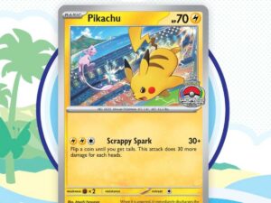 Carta Pokemon di Pikachu collezione 2024