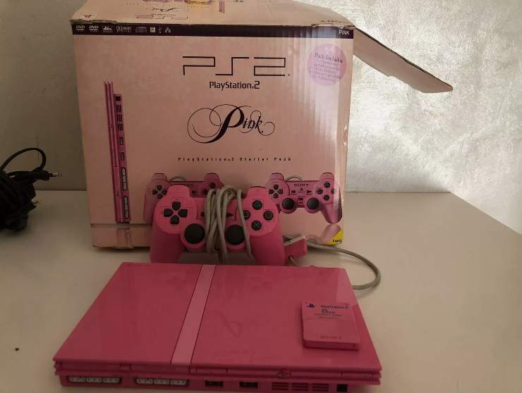 PS2 Slim Pink Edition